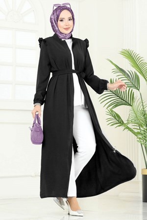 عباية أسود (خدمة الدفع عند الباب - القياسات المتوفرة 38,40,42,44,46,48,50) الدفع بعد الاستلام