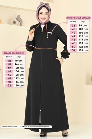 عباية أسود (خدمة الدفع عند الباب - القياسات المتوفرة 38,40,50,52) الدفع بعد الاستلام