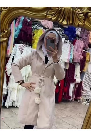 جاكيت شتوي نسائي موسمي جديد انيق ومريح ومناسب للاستخدام اليومي موديل S0006 - سكري (خدمة الدفع عند الباب - القياسات المتوفرة L)