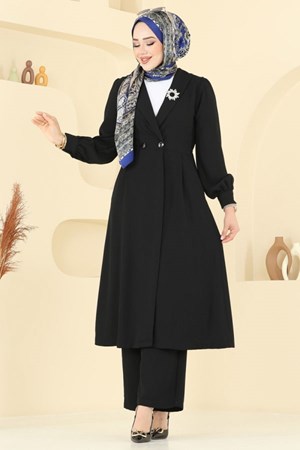 طقم أسود (خدمة الدفع عند الباب - القياسات المتوفرة 38,40,42,44,46,48) الدفع بعد الاستلام