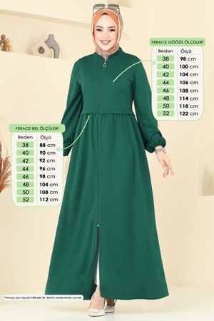 عباية زيتي (خدمة الدفع عند الباب - القياسات المتوفرة 38,40,42,44,46,48,50,52) الدفع بعد الاستلام